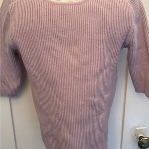 Lilac Ribbed Knit Sweater